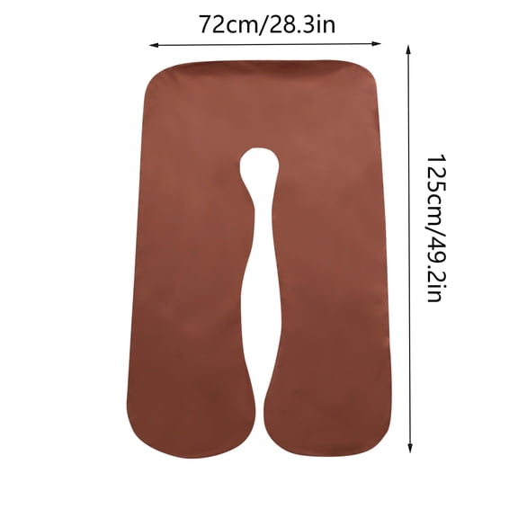 Removable Washable Shaped Pillow Cover Soft Breathable for Pregnancy Body Pillow for Sleeping Side Support Maternity Pillow Pillow Cover Washable Removable Maternity Pillow Cover