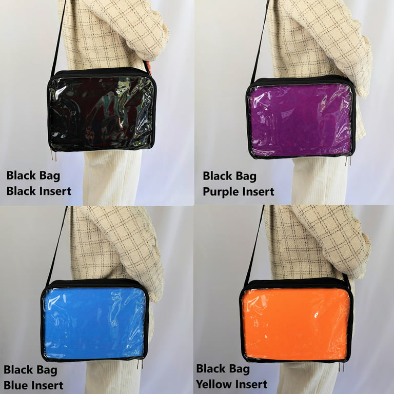 Multi-Color Ita Crossbody Bag and Multi-Color Insert, Ita Messenger Bag,  Window Bag, Pin Purse, Pin Display Bag, Ita Bags, Pin Trading Bag, Itabag,  Shoulder Ita Bag. 