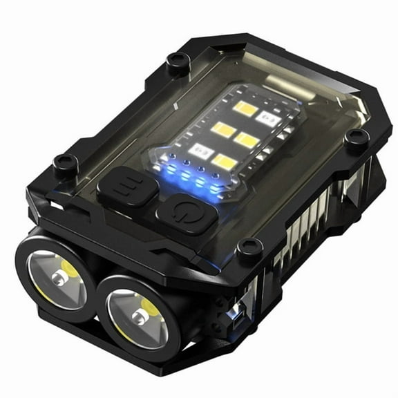 Waterproof USB C Rechargeable LED Keychain Flashlight with Magnetic Clip for Everyday Carry Hiking and Outdoor Activity