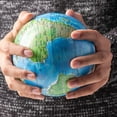 thumbnail image 4 of Tellurion Decoration Prop Household Desktop Ornament Interesting Luminous Rotating World Map Globe Model Table Decorations Type 2, 4 of 9