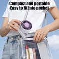 thumbnail image 6 of Weloille USB Foldable Portable Fan 1 Piece, with 1 USB Cable, Ultra Quiet 3 Speed Adjustable Cooling Fan, Lightweight Compact Storage Fan for Home Office Travel Camping Outdoor, 6 of 6