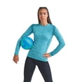 thumbnail image 3 of TriDri Womens Seamless 3D Fit Multi Sport Performance Zip Top, 3 of 3