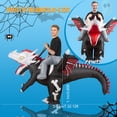 thumbnail image 3 of MAGOTAN Halloween Inflatable Dinosaur Costume Adult,Blow Up Skeleton Dragon Suit Men Women, Halloween Adults Funny Blow Up Lightweight & Flexible for Cosplay, Parades, 3 of 7