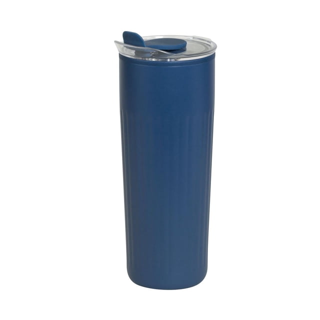 Termo Push Rubber, - Termo pirlo azul 6.5 x 20.5