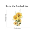 thumbnail image 3 of Naiovety Pegatina de pared de flores, calcomanía de estilo elegante, papel tapiz artístico para el hogar y la Oficina, póster de fondo de sofá de PVC, Decoración del hogar Tipo 2 Naiovety HA077073-02, 3 of 6