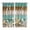 Teal Brown, variant on 2 Panels Kitchen Tier Curtains 39 Inch Length, Starfish Grommets Window Treatment Curtain, Coastal Coral Ocean Turquoise Brown Wooden Thermal Curtains Drapes for Living Room/Bathroom