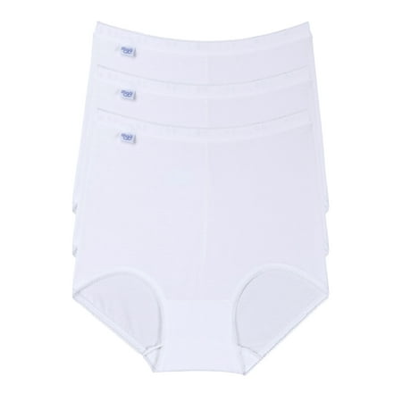 

Sloggi High Waisted Control Maxi Lady Seamless Cotton Underwear or Panties (White XL 2 Pack)