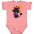 thumbnail image 3 of Inktastic Halloween Cat, Cute Cat, Black Cat, Witch Hat Boys or Girls Baby Bodysuit, 3 of 5