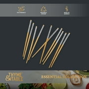 Thyme & Table 10-Piece Reusable Bamboo Chopstick Set