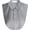 Grey, variant on YEKEYI Solid Color Cotton Fake Collar Detachable Dickey Collar Black Collar White Fake Collar for Women Men