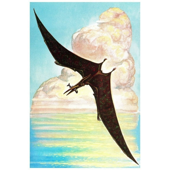 Marmont Hill "Pterodactyl" by Curtis Painting Print on Canvas
