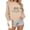 Beige A, variant on Womens Christmas Sweatshirts Lightweight Crewneck Ugly Sweaters Long Sleeve Loose Xmas Holiday Pullover Tops (XS, Pink-Bow)
