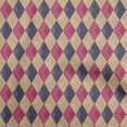 thumbnail image 1 of oneOone Cotton Poplin Twill Pink Fabric Check Argyle Fabric For Sewing Printed Craft Fabric By The Yard 56 Inch Wide, 1 of 5