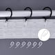thumbnail image 2 of Paquete de 100 ganchos de plástico para cortinas, ganchos de plástico para cortinas, rieles para cortinas, ganchos para ducha/ventana/riel, 2 of 5
