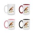 thumbnail image 6 of Bird Watching Mug, House Wren Song Bird Mug, 11oz or 15oz White Ceramic Coffee Mug Gift for Bird Watchers, 6 of 9