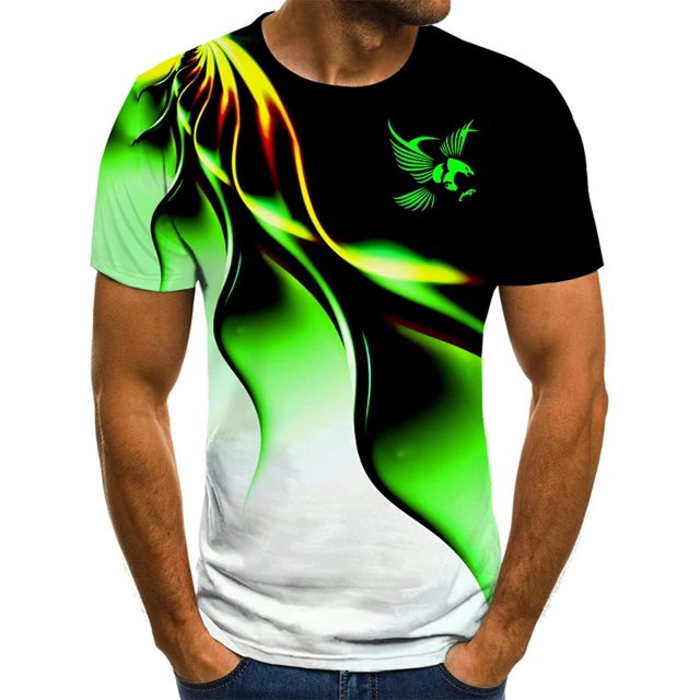 "Camisetas Hombre Camiseta con Estampado 3D para Hombre, Ropa De Calle Transpirable De Calle Harajuku, Camisetas Informales De Gran Tamaño De Manga Corta para Hombre Y Mujer De Hip Hop" Xishao ropa