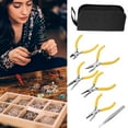 thumbnail image 6 of Brrnoo 5pcs Jewelry Pliers Tools Kit Round Bent Nose Beading for Jewelry Design & Repair, 6 of 11