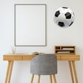 thumbnail image 4 of Reloj de pared moderno de 12 pulgadas, redondo, con balón deportivo, sin tictac, funciona con pilas. Fútbol americano, 4 of 8