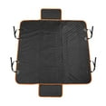 thumbnail image 2 of Funda de Asiento de coche para perro Zulema Hamaca trasera Borde naranja A, 2 of 8