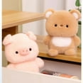 thumbnail image 4 of Cute Plush Companion Doll Anime Elephant Rabbit Bear Panda Cartoon Desk Companion Doll 16cm Soft Plush Toy Sleeping Gift, 4 of 9
