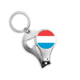 thumbnail image 1 of Luxemburgo national flag Europa país Cortador de clavos Anillo Llavero Abrebotellas Clipper, 1 of 3