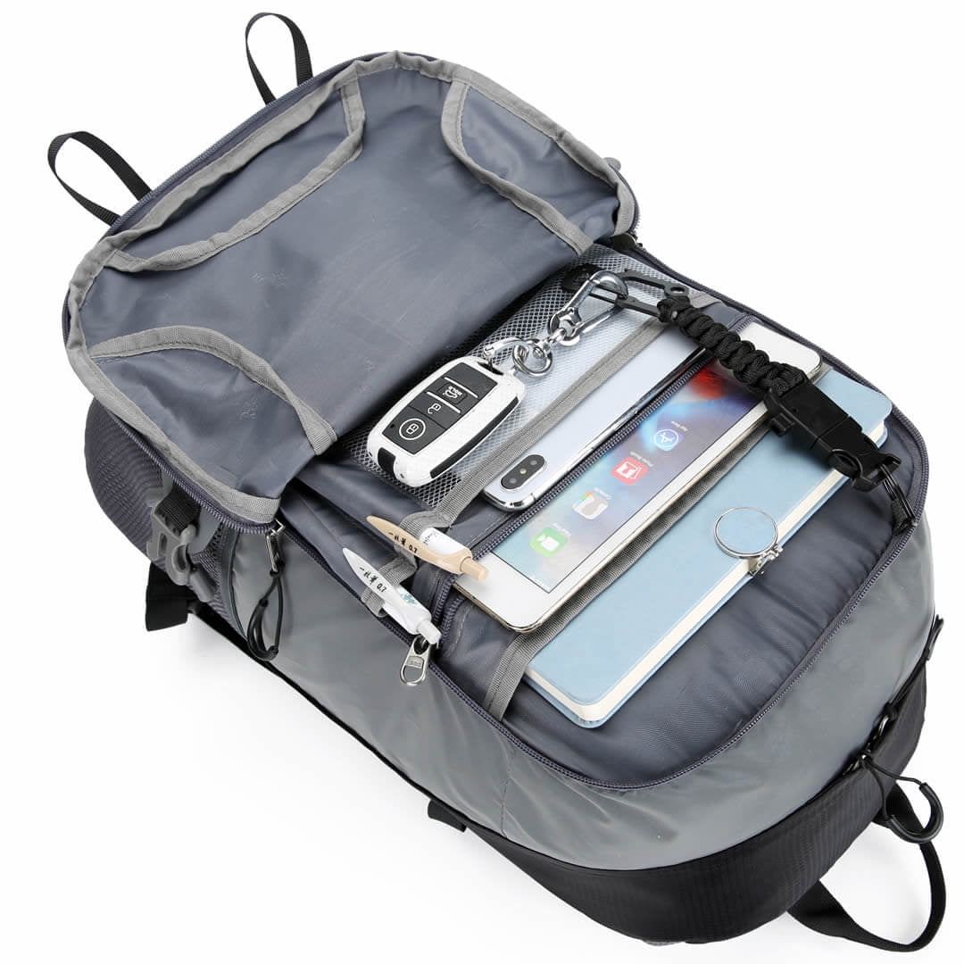 Riderbag Hi Vis Reflective Bike Motorcycle Backpack Black