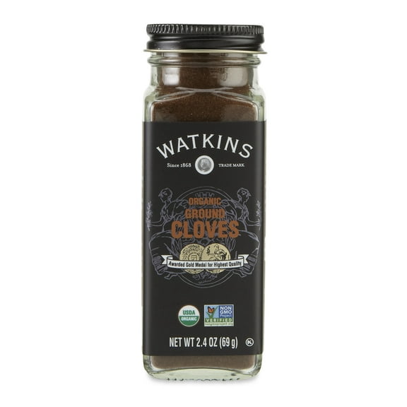 Watkins Gourmet Organic Spice Jar, Ground Cloves, 2.4 oz
