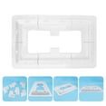 thumbnail image 1 of WESIEVYA 1 Set Solar Panel Brackets Abs White for Roof Boat Mounting Racks 15x15cm, 1 of 7