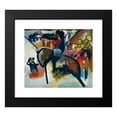 thumbnail image 2 of Wassily Kandinsky 17x15 Black Modern Framed Museum Art Print Titled - IV Printing (Gendarme) (1911), 2 of 5