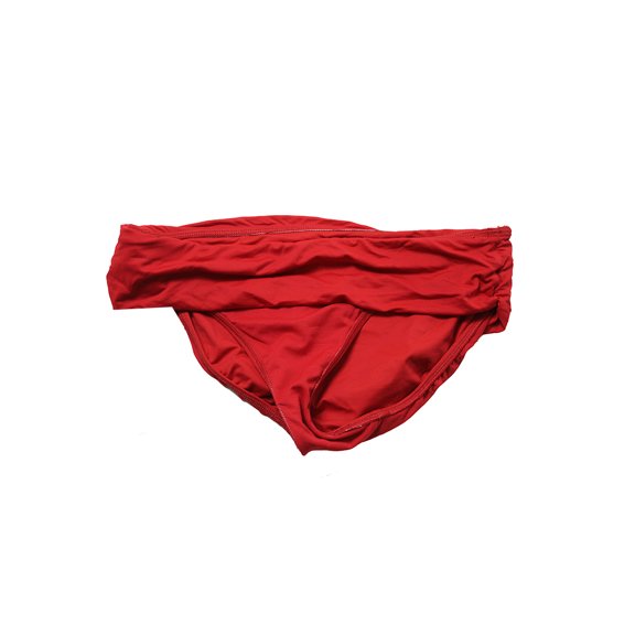 Lauren Ralph Lauren Red Beach Club Solids Wide-Band Hi-Waist Bikini Bottom 16