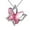 E, variant on Up to 65% off amlbb Necklaces for Women Ladies Crystal Butterfly Necklace Multicolor Fashion Pendant Necklace Pendant Necklace
