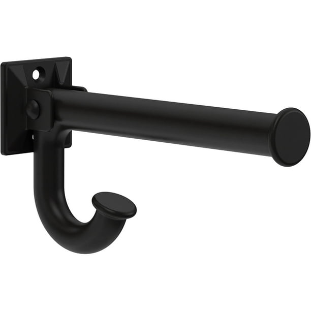 Ganchos cuadrados de pared individuales (1 unidad), chamarra de 1 punta/sombrero de níquel satinado, para colgar montado, colgar ropa, bolso, bolso, organización de toallas
