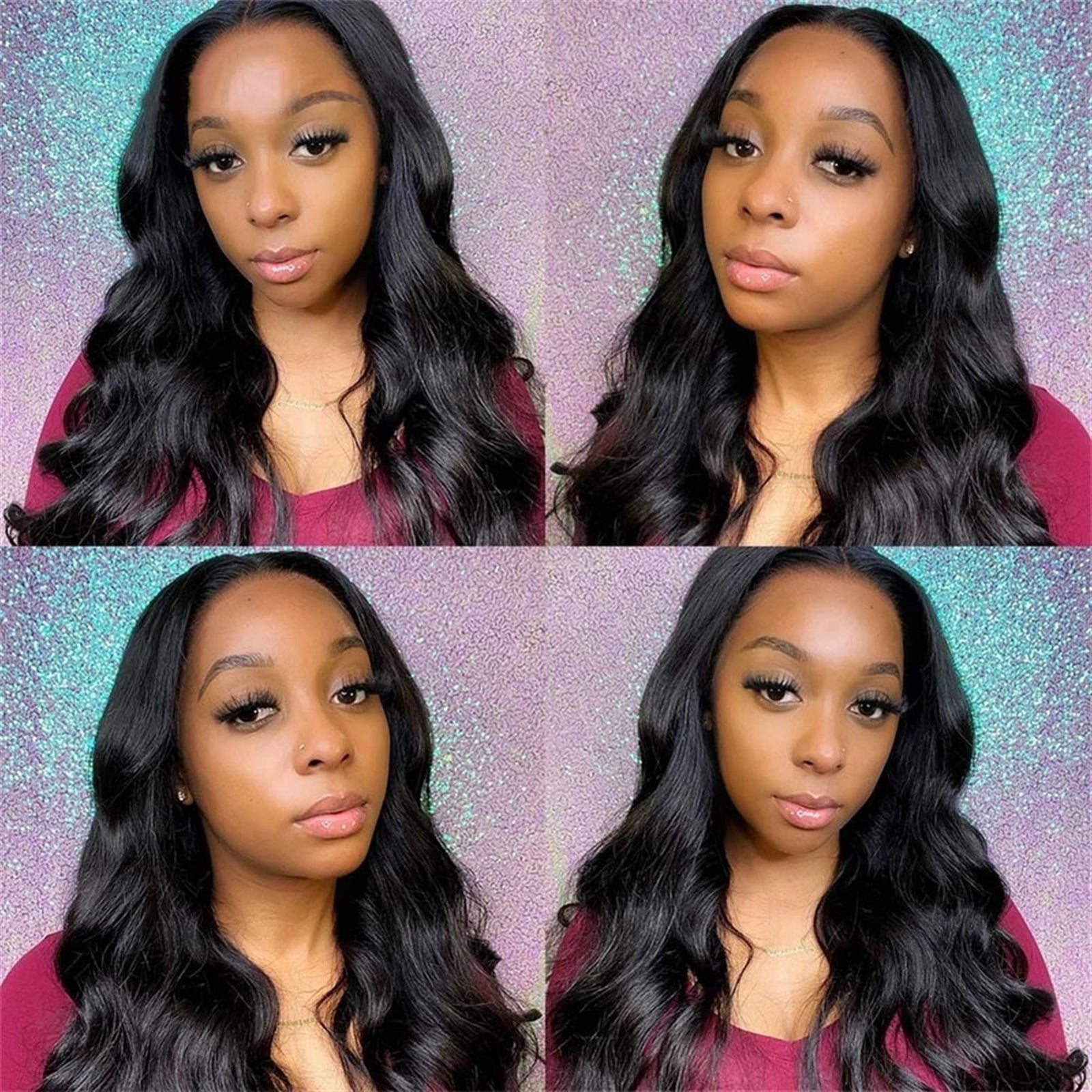 U Part Wig Body Wave U Part Human Hair Wig for Women Brazilian Remy Hair 10-26inch Glueless Full Head U Shape Clip in Wigs Natural Color