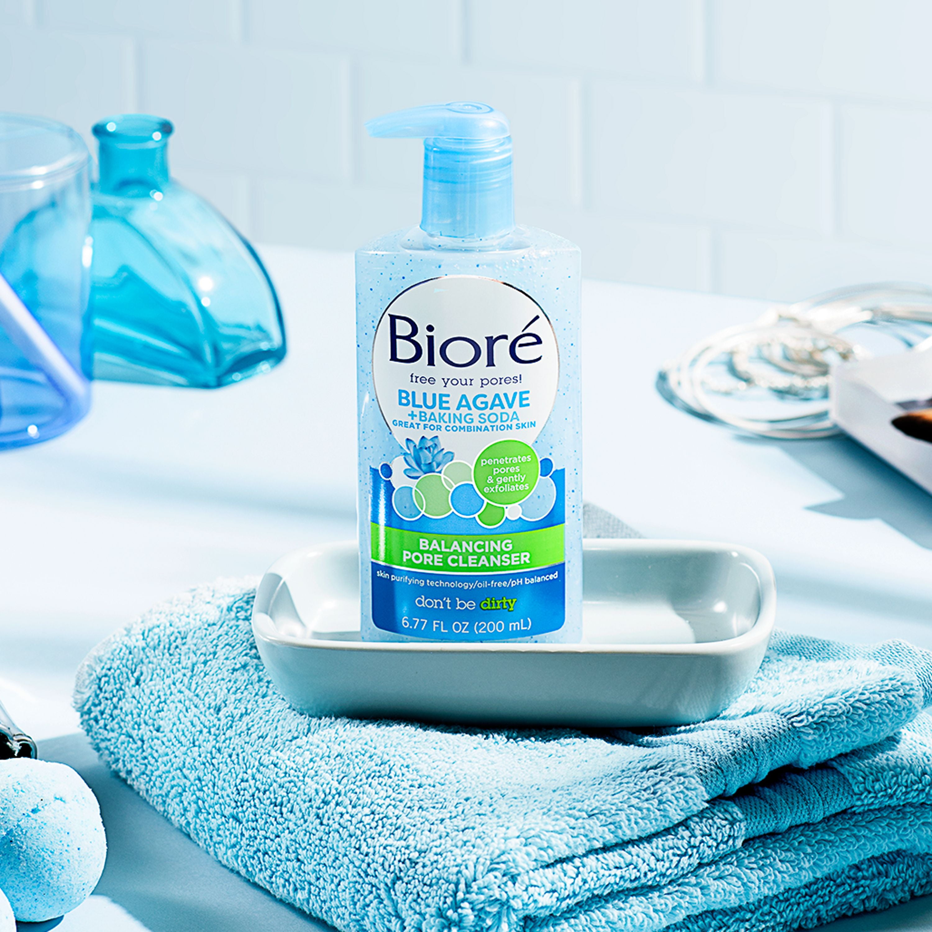 biore face wash blue agave