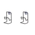 thumbnail image 3 of Goriertaly Suction Cup Double-layer Sink Iron Rack for Caddy Kitchen Sundries Soap Towel Storage Rack Holder Sink sponge rack Black 2Set, 3 of 6