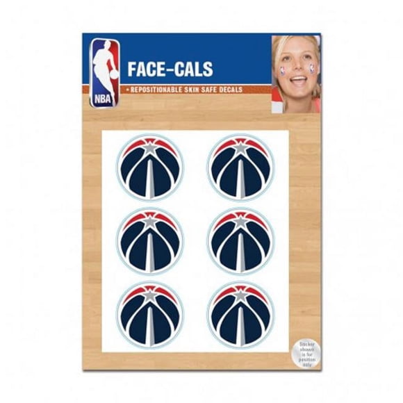 Wincraft 1493474622 NBA Washington Magiciens Tatouage Visage Cals