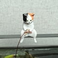 thumbnail image 3 of Deyuer Fish Tank Landscaping Vivid Shape Exquisite Cartoon Fishing Cat Ornament Aquarium Decor Household Supply,C, 3 of 8