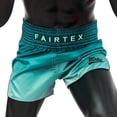 thumbnail image 4 of Fairtex Slim Cut Muay Thai Boxing Shorts - BS1906 (Green Fade, Large), 4 of 5