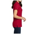 thumbnail image 2 of Yellow Rooster Womens Short Sleeve Rapid Dry Mesh Polo Engine Red M, 2 of 4