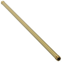 BEADCEST Nipple Pipe Fitting Brass Golden 1Pack Hollow Design