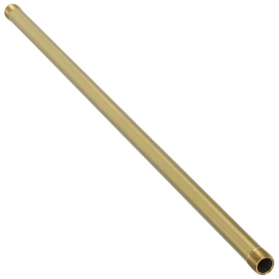 BEADCEST Nipple Pipe Fitting Brass Golden 1Pack Hollow Design