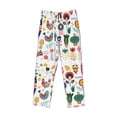thumbnail image 4 of Xecao Alpaca Flower Men's Straight Lounge Pajama Pants: The Ultimate in Comfortable Sleepwear, 4 of 9