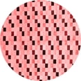 thumbnail image 1 of Ahgly Company Machine Washable Indoor Round Abstract Red Modern Area Rugs, 6' Round, 1 of 4