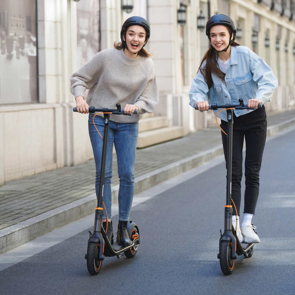 Restored Segway Ninebot KickScooter F35, 25 Mi Range & 18.6 MPH, 10" Tire, Dual Braking System and Cruise Control, Electric Commuter Scooter (Refurbished)