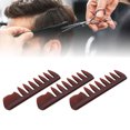 thumbnail image 4 of Styling Hair Comb, Hair Comb Compact Portable  For Home For Men Transparent Black,Transparent Brown, 4 of 8