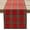 Table Runner, variant on Christmas Table Runner Placemats Set-Red Buffalo Plaid Xmas Table Runner Placemat, Heat Resistant Washable Table Runner for Dining/Parties/Holiday Decor