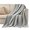Gray, variant on Lightweight Summer Cold Thin Blankets for Sleeping, Soft Blanket for Bed, Throw Size, Gray