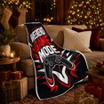thumbnail image 3 of Energetic Weekend Game Mode Gamer Art, Cozy Friendship Quote Scene, Warm Flannel Blanket for Living Room and Reading Nook, Art Lovers Friendship Gift, Artistic Home Decor, 3 of 9