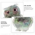 thumbnail image 4 of Gravel Owl Miniature Ornaments Toy House Decorations for Home Crystal Statue Desktop, 4 of 6