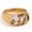 Shell, variant on Fashion Simple VintageOrnament Women's Stainless Steel Casting Moon Star Oval Signet Ring